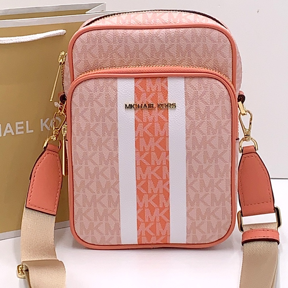 Michael Kors Jet Set Travel Medium NS Logo Stripe Crossbody Bag
SHERBER… - Picture 2 of 15